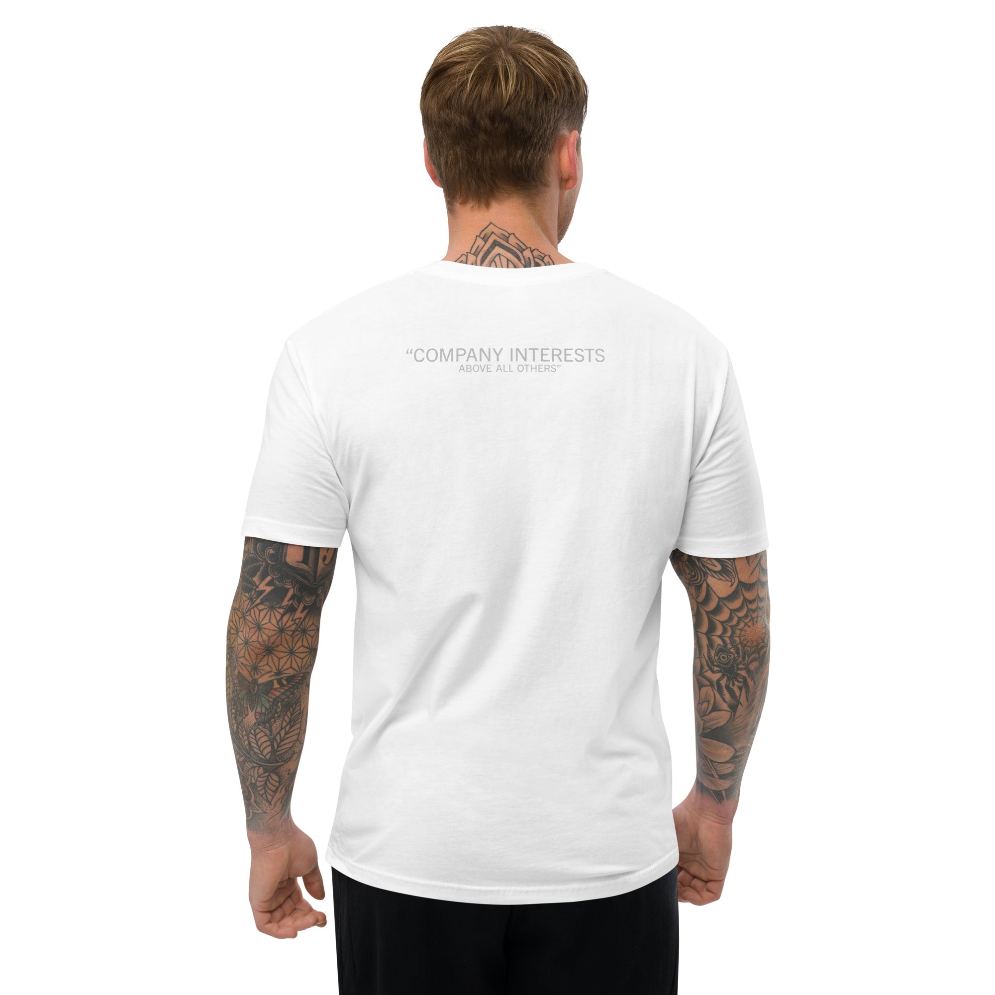Men's Fitted "Company Interests" Tee